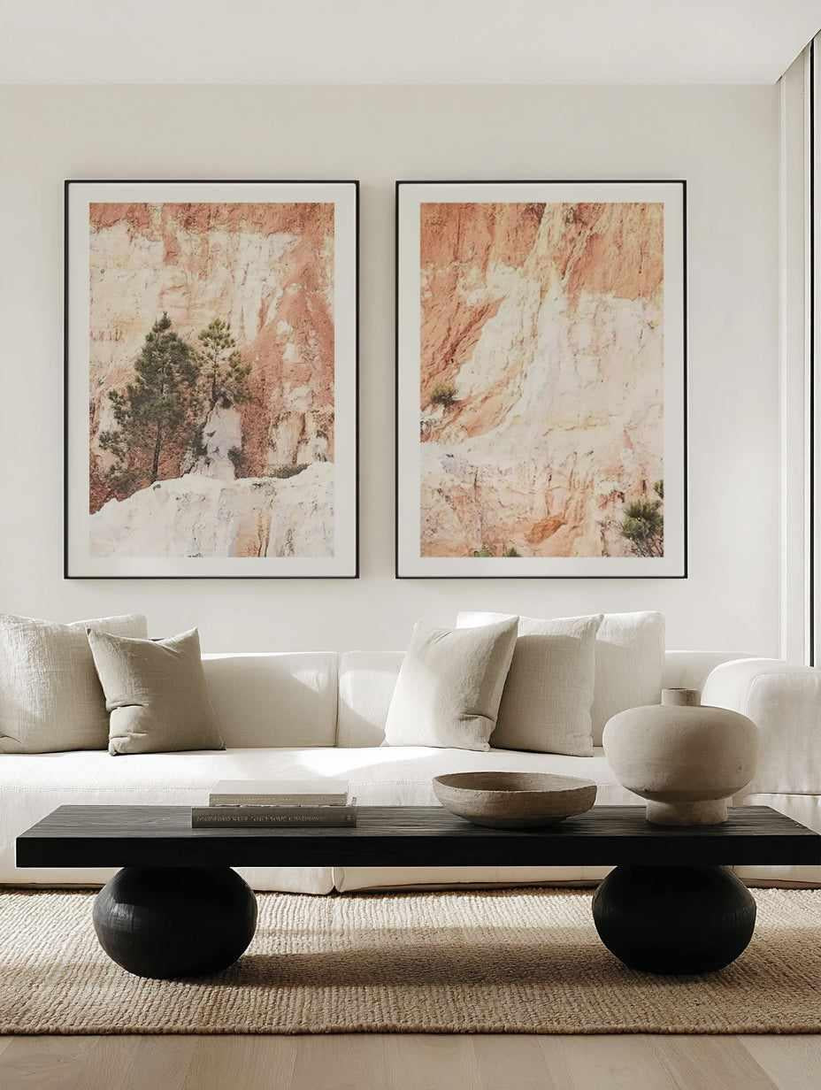 Pinnacles No I & II Art Print Set of 2 | Matching Wall Art from Olive et Oriel where you can shop wallpaper and artworks online