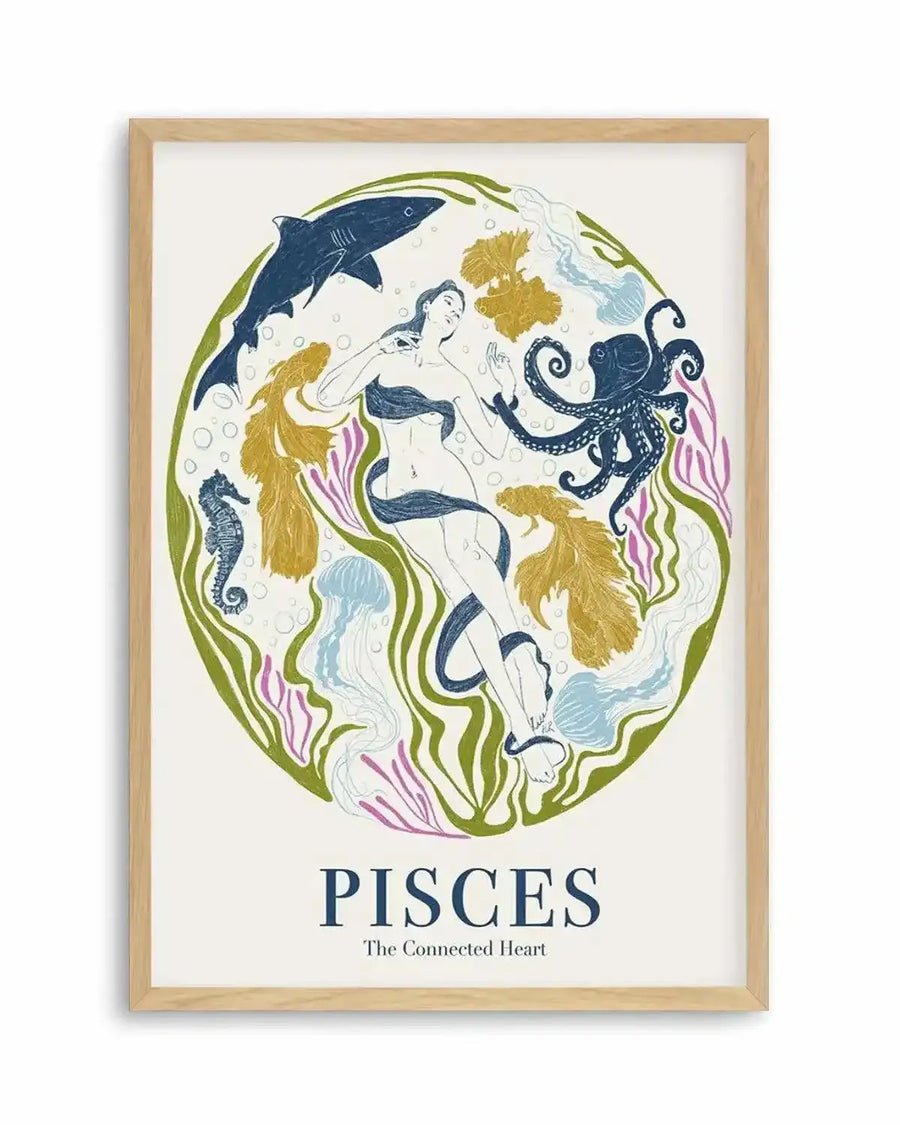 Pisces By Jenny Liz Rome Art Print from Olive et Oriel where you can shop wallpaper and artworks online