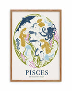 Pisces By Jenny Liz Rome Art Print