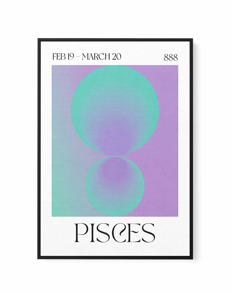 Pisces by Valeria Castillo | Framed Canvas Art Print