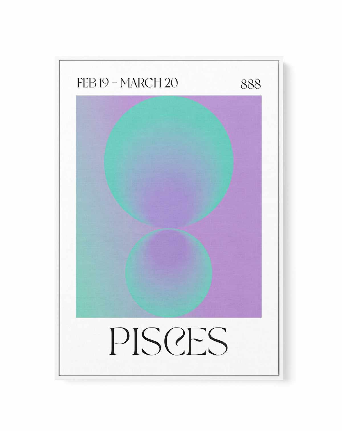 Pisces by Valeria Castillo | Framed Canvas Art Print