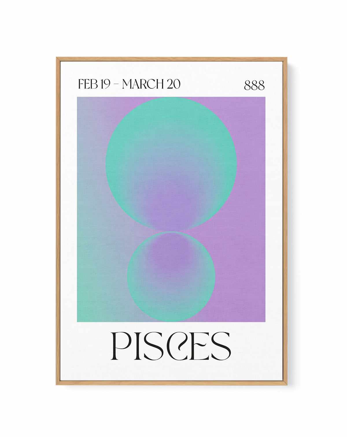 Pisces by Valeria Castillo | Framed Canvas Art Print