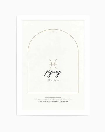 Pisces Star Sign Art Print from Olive et Oriel where you can shop wallpaper and artworks online