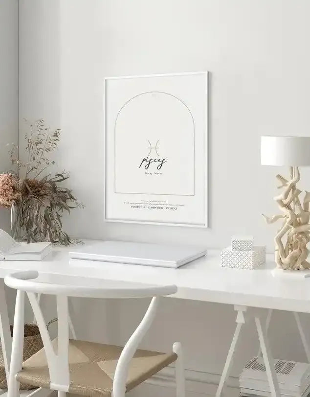 Pisces Star Sign Art Print-PRINT-Olive et Oriel-Olive et Oriel-Buy-Australian-Art-Prints-Online-with-Olive-et-Oriel-Your-Artwork-Specialists-Austrailia-Decorate-With-Coastal-Photo-Wall-Art-Prints-From-Our-Beach-House-Artwork-Collection-Fine-Poster-and-Framed-Artwork