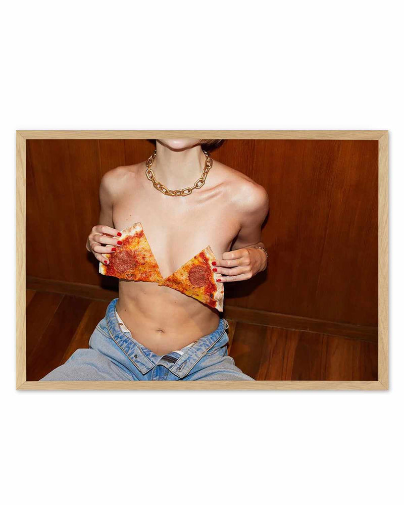 Pizzarazzi by Amy Hallam Art Print