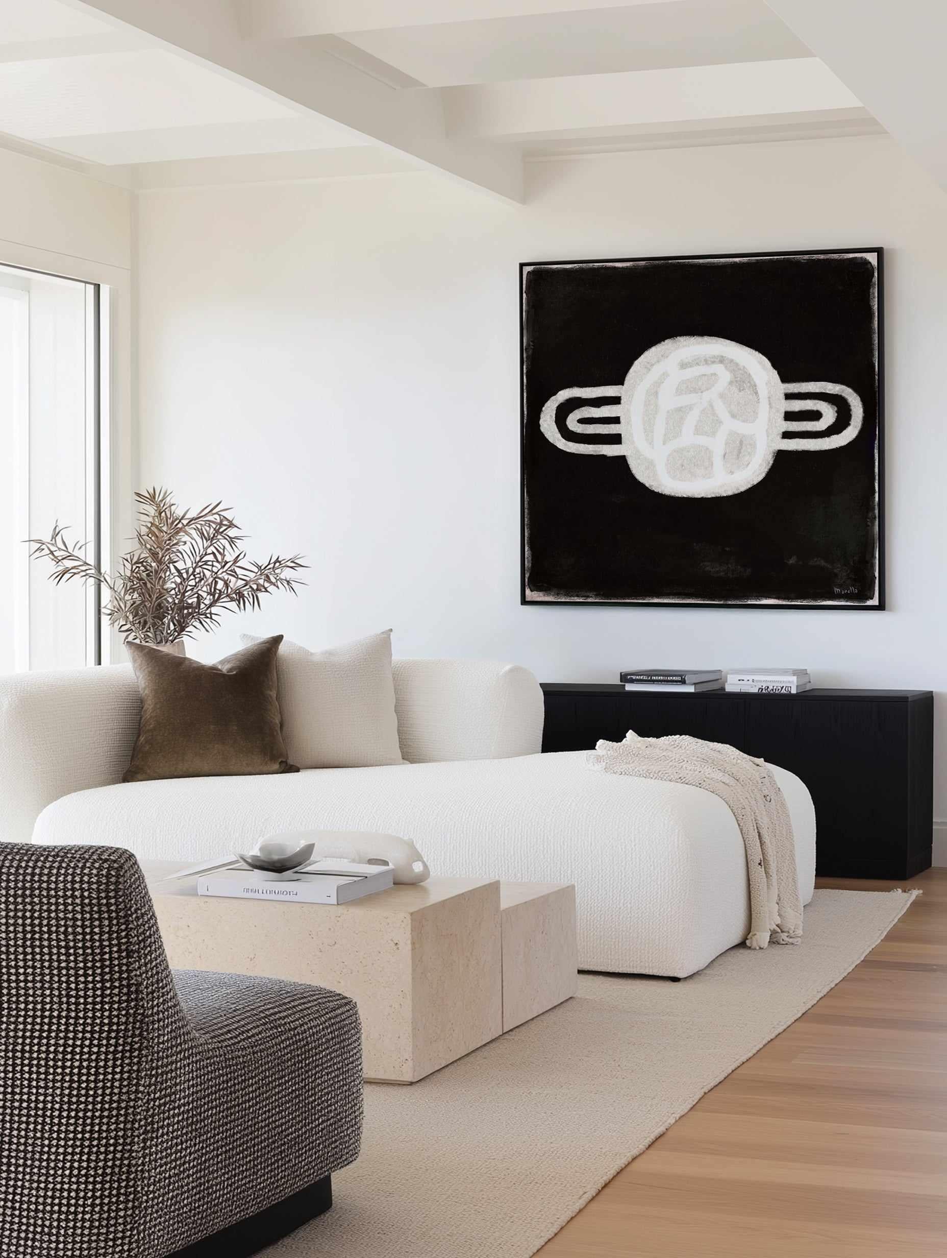Planet B by Marco Marella | Framed Canvas Art Print from Olive et Oriel where you can shop wallpaper and artworks online