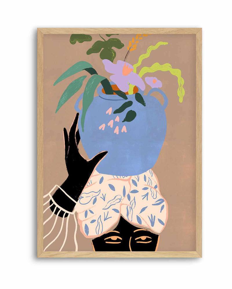 Plant Lady by Arty Guava | Art Print