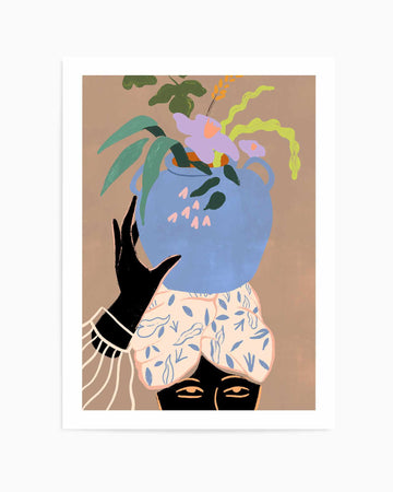 Plant Lady by Arty Guava | Art Print from Olive et Oriel where you can shop wallpaper and artworks online
