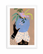 Plant Lady by Arty Guava | Art Print