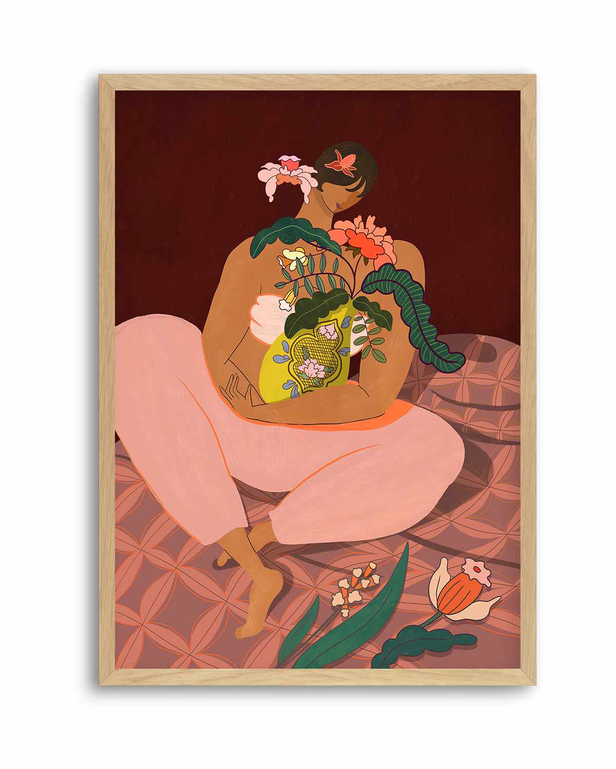 Plant Lover by Arty Guava | Art Print from Olive et Oriel where you can shop wallpaper and artworks online