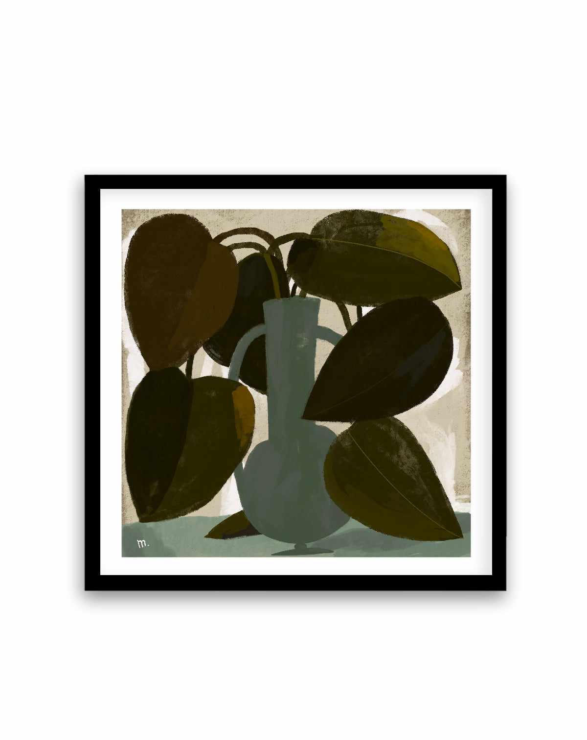 Plant With Green Vase by Marco Marella | Art Print