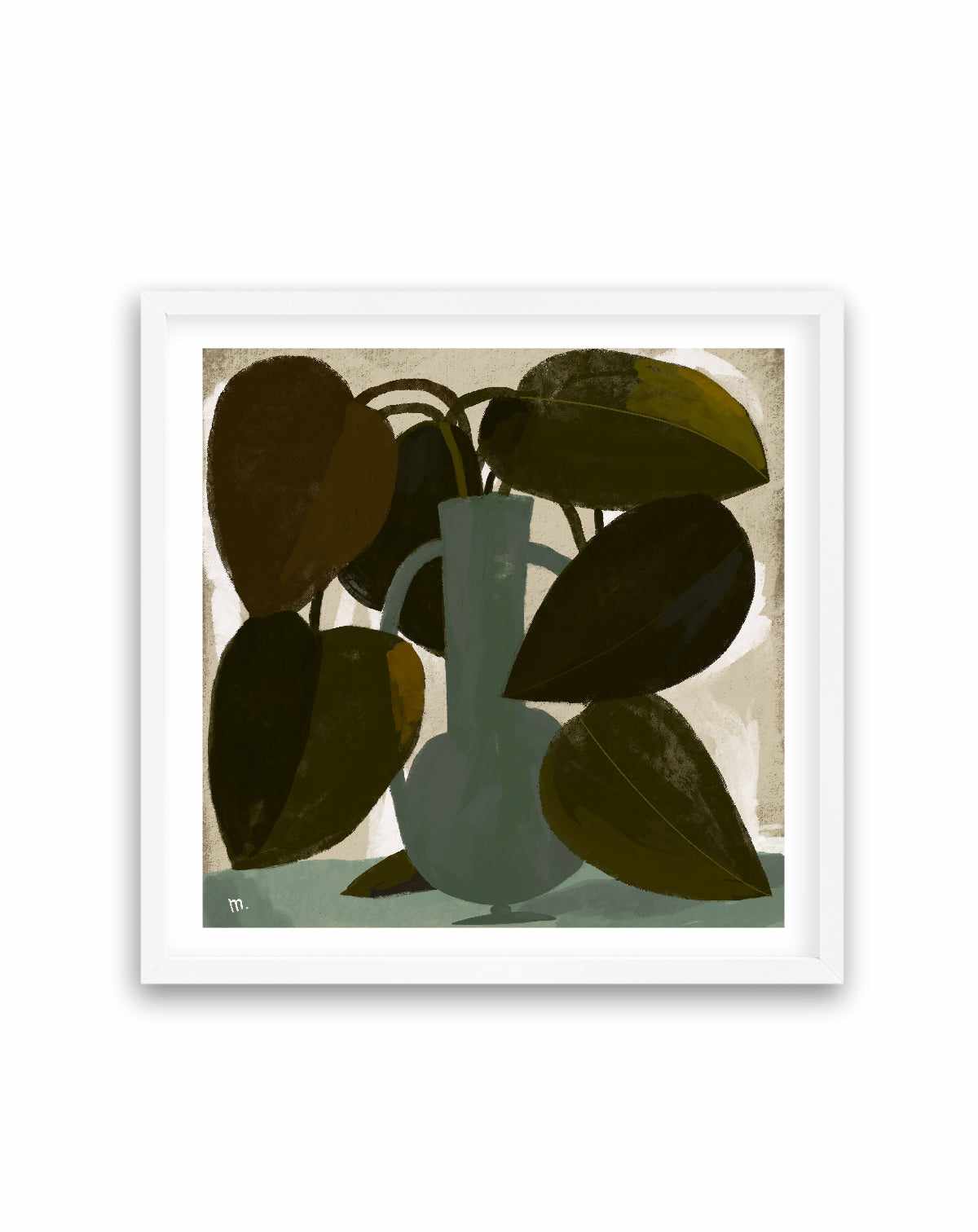 Plant With Green Vase by Marco Marella | Art Print