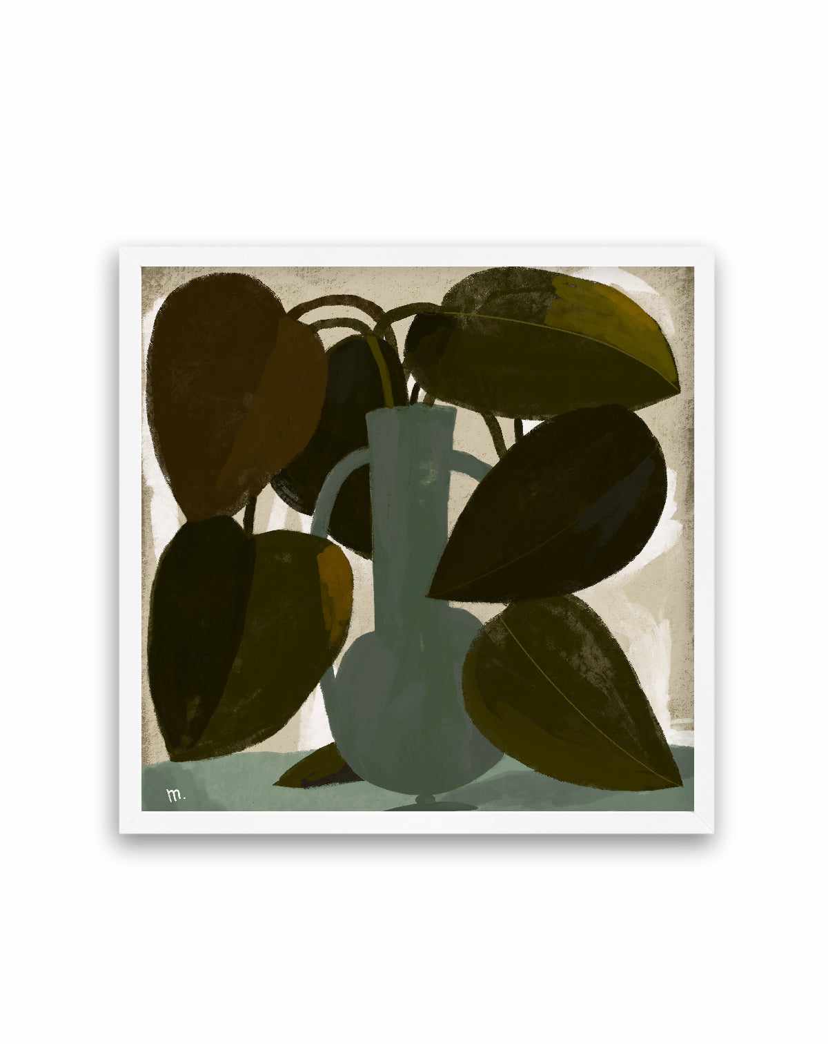 Plant With Green Vase by Marco Marella | Art Print