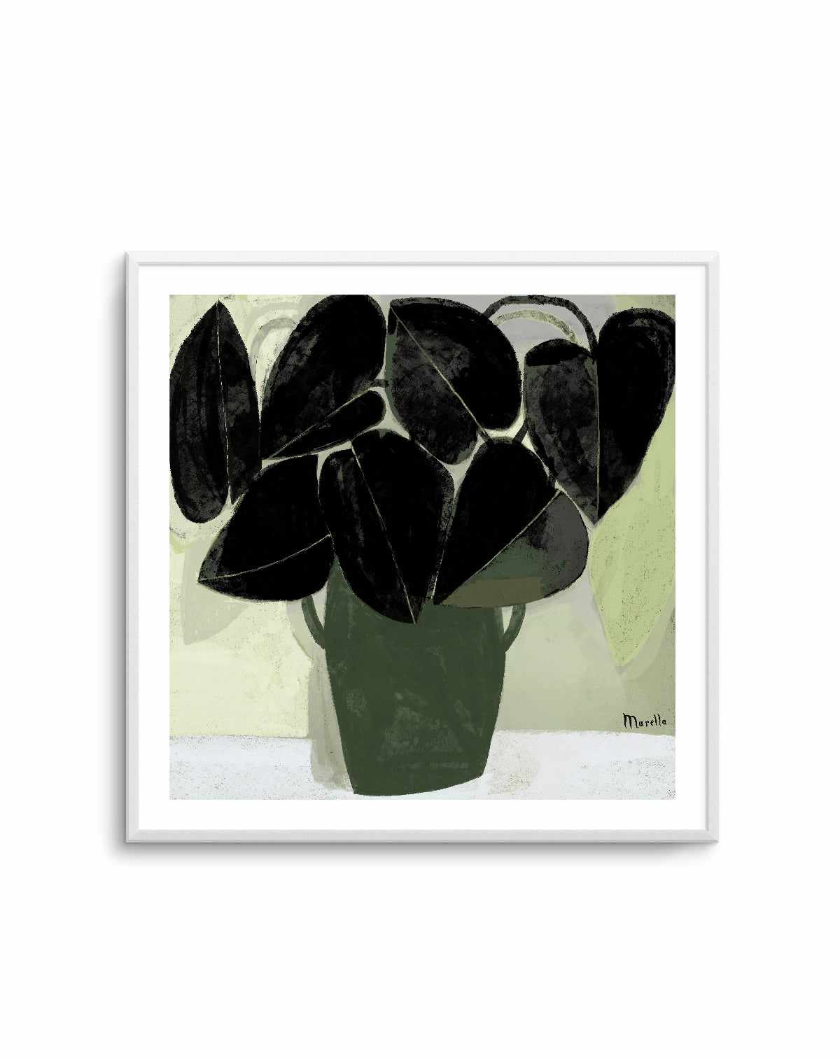 Plant in Green Vase by Marco Marella | Art Print from Olive et Oriel where you can shop wallpaper and artworks online