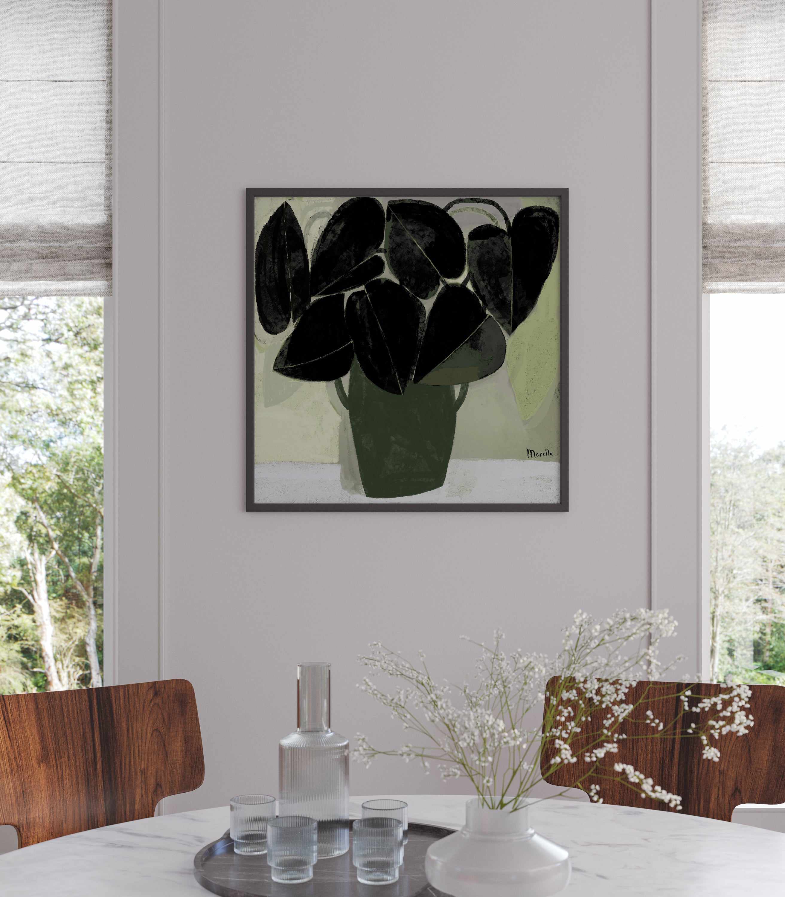 Plant in Green Vase by Marco Marella | Art Print