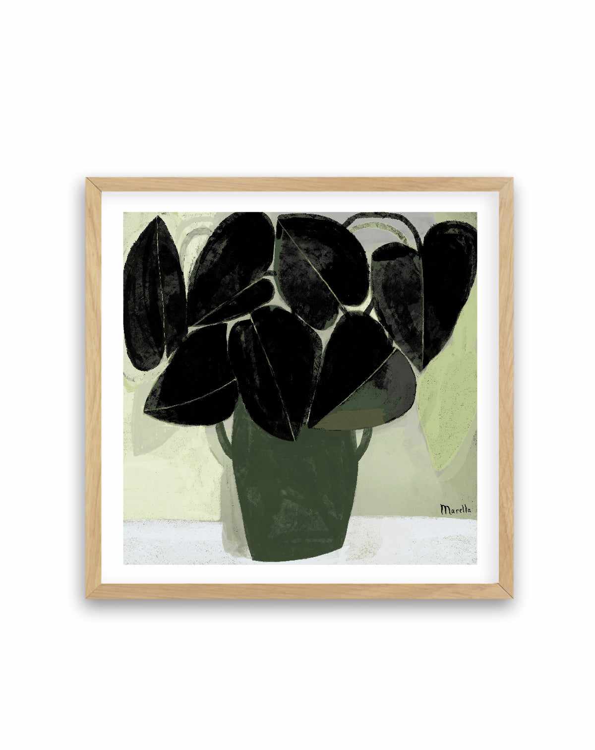 Plant in Green Vase by Marco Marella | Art Print from Olive et Oriel where you can shop wallpaper and artworks online