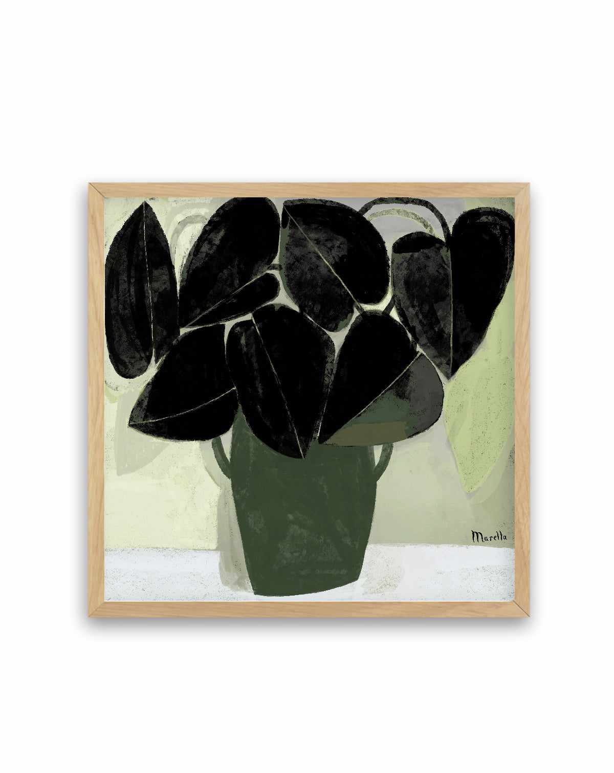 Plant in Green Vase by Marco Marella | Art Print from Olive et Oriel where you can shop wallpaper and artworks online