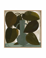 Plant With Green Vase by Marco Marella | Framed Canvas Art Print