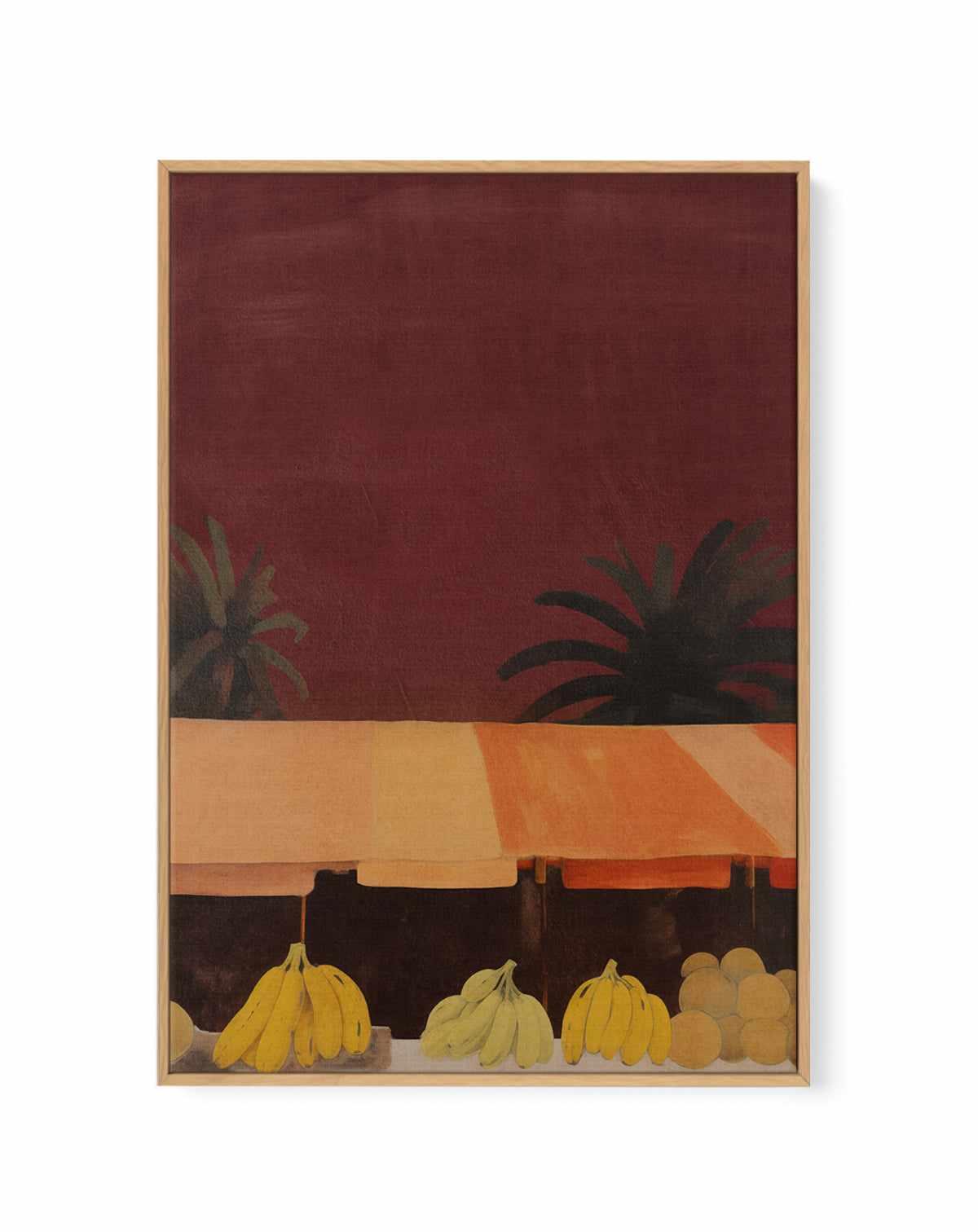 Plátanos | Framed Canvas Art Print from Olive et Oriel where you can shop wallpaper and artworks online