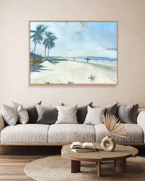 Playa Garza by Kathleen Broaderick | Framed Canvas Art Print