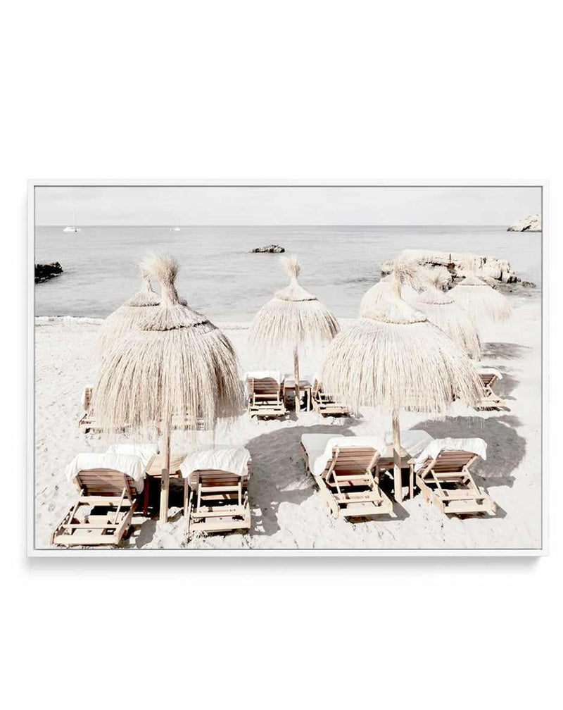 Playa Ibiza by Teigan Geercke | Framed Canvas Art Print from Olive et Oriel where you can shop wallpaper and artworks online