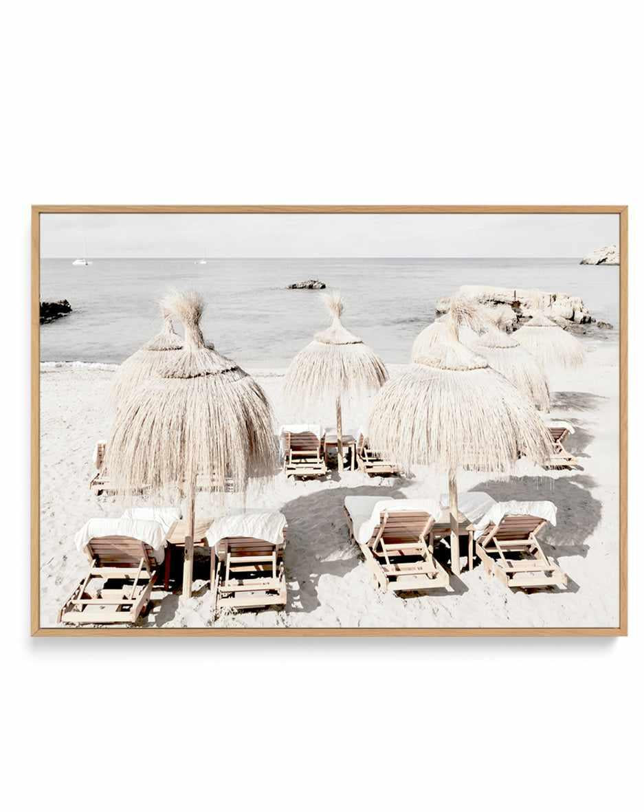 Playa Ibiza by Teigan Geercke | Framed Canvas Art Print from Olive et Oriel where you can shop wallpaper and artworks online
