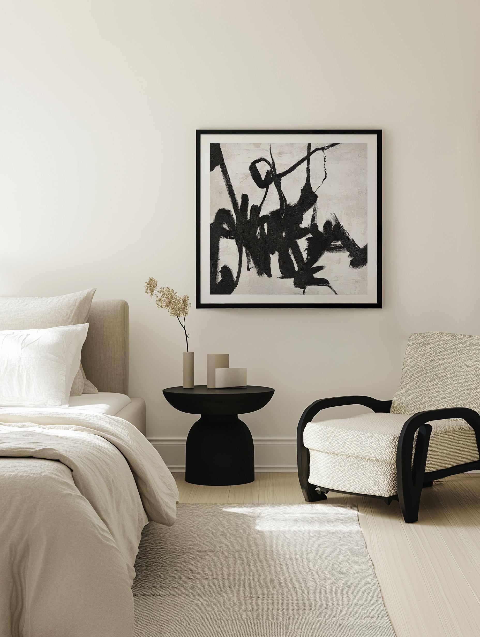 Playblack 1 by Design Fabrikken | Art Print from Olive et Oriel where you can shop wallpaper and artworks online