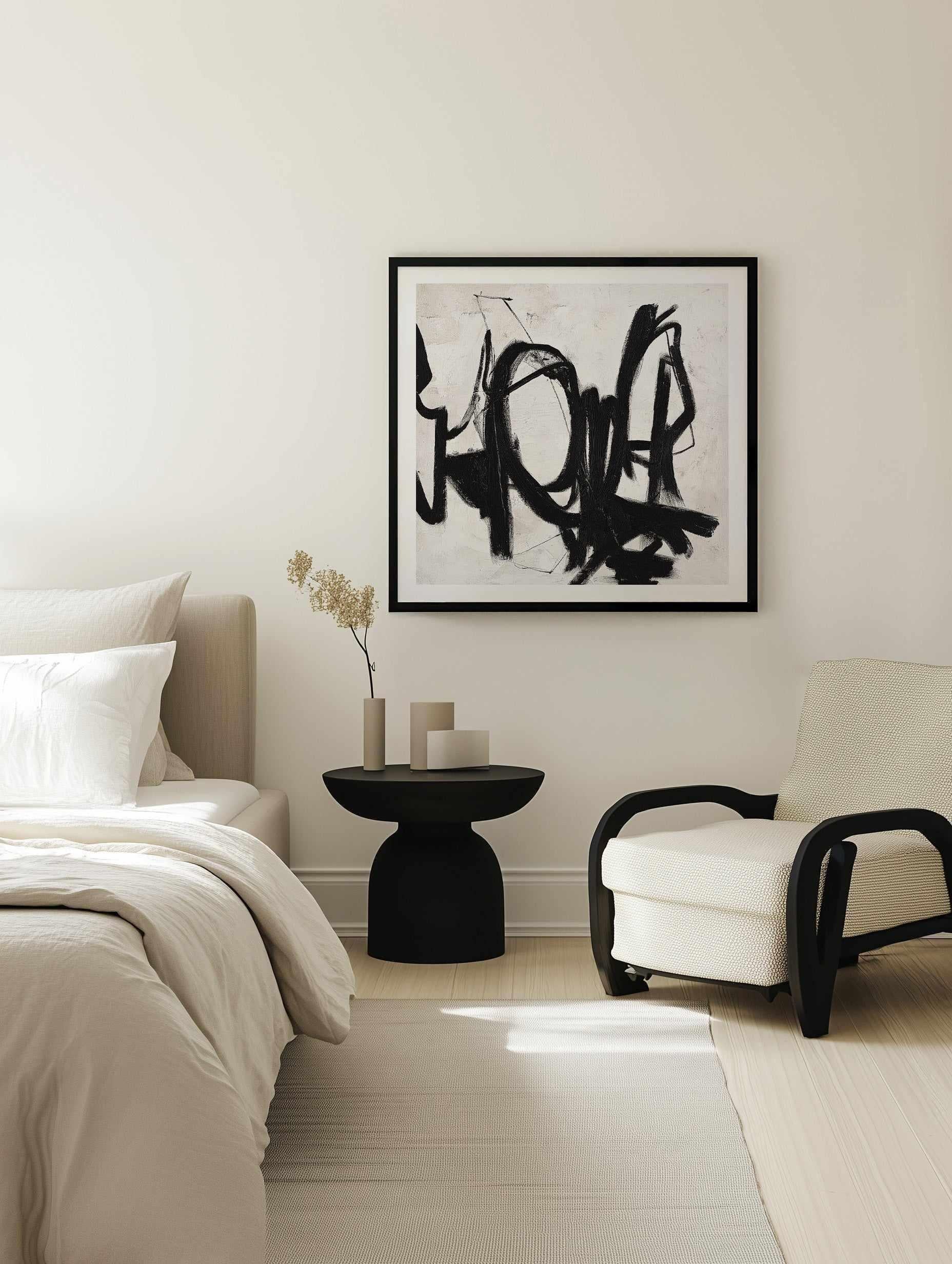 Playblack 2 by Design Fabrikken | Art Print from Olive et Oriel where you can shop wallpaper and artworks online