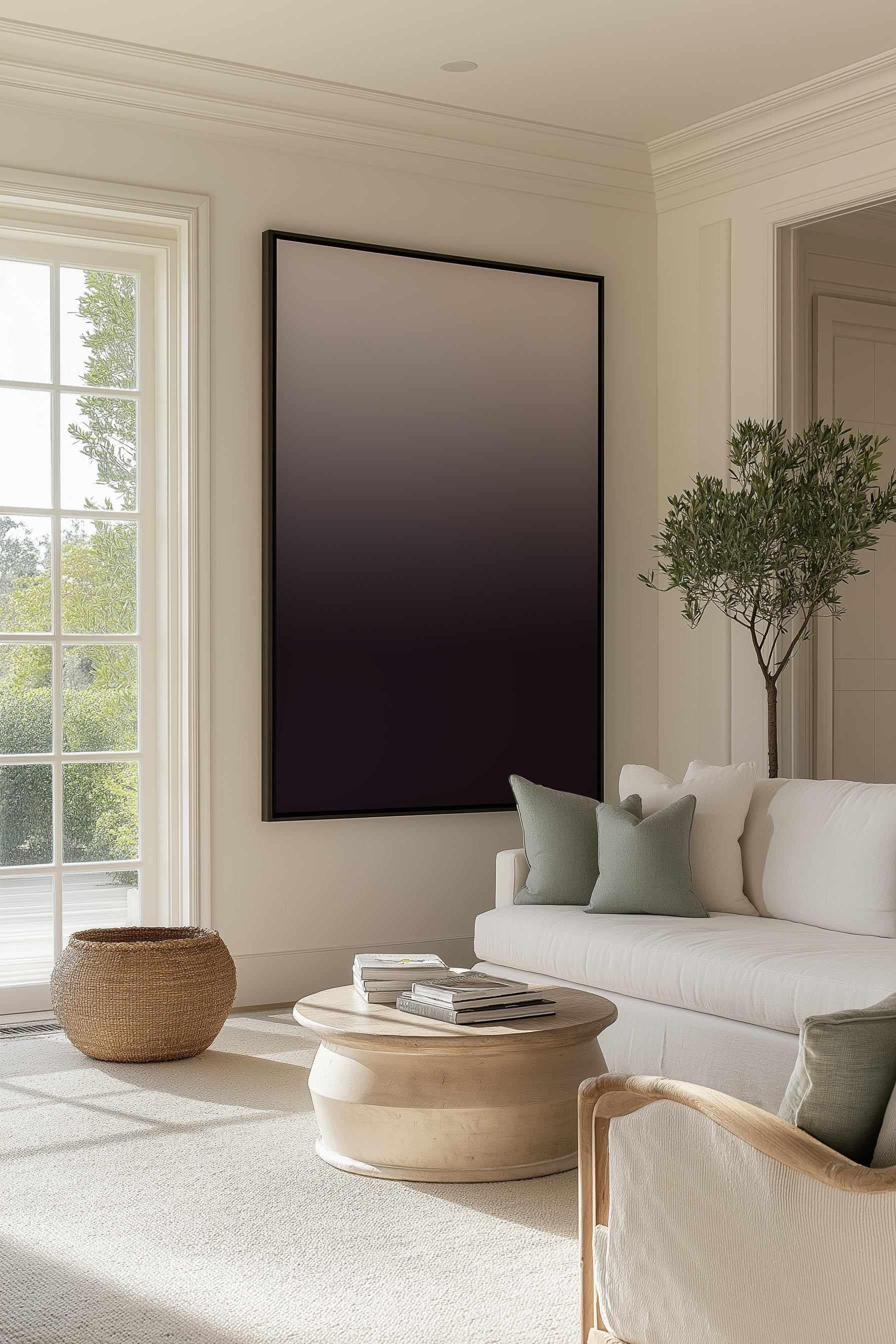 Plum - The Faded Collection | Framed Canvas Art Print from Olive et Oriel where you can shop wallpaper and artworks online