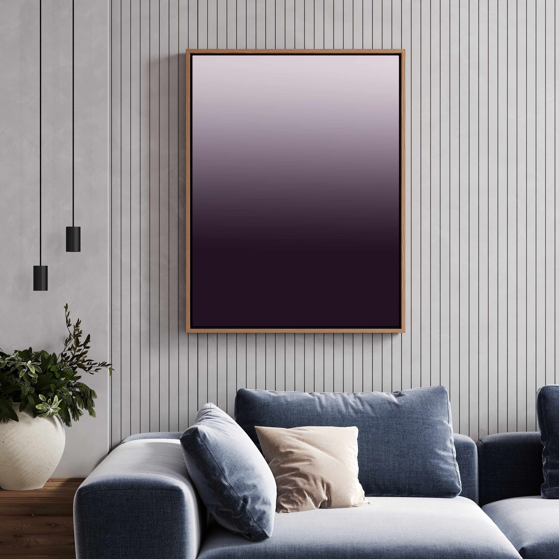 Plum - The Faded Collection | Framed Canvas Art Print from Olive et Oriel where you can shop wallpaper and artworks online