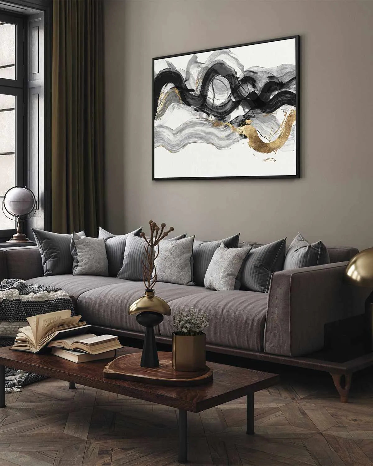 Poised I | Framed Canvas Art Print from Olive et Oriel where you can shop wallpaper and artworks online