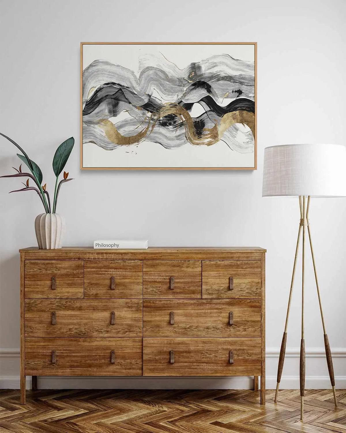 Poised II | Framed Canvas Art Print from Olive et Oriel where you can shop wallpaper and artworks online