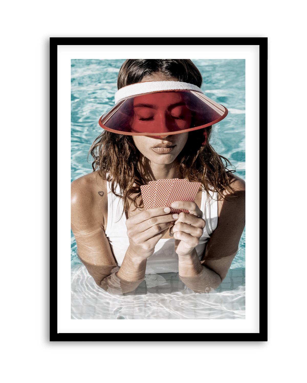 Poker Face - Softly by Teigan Geercke Art Print