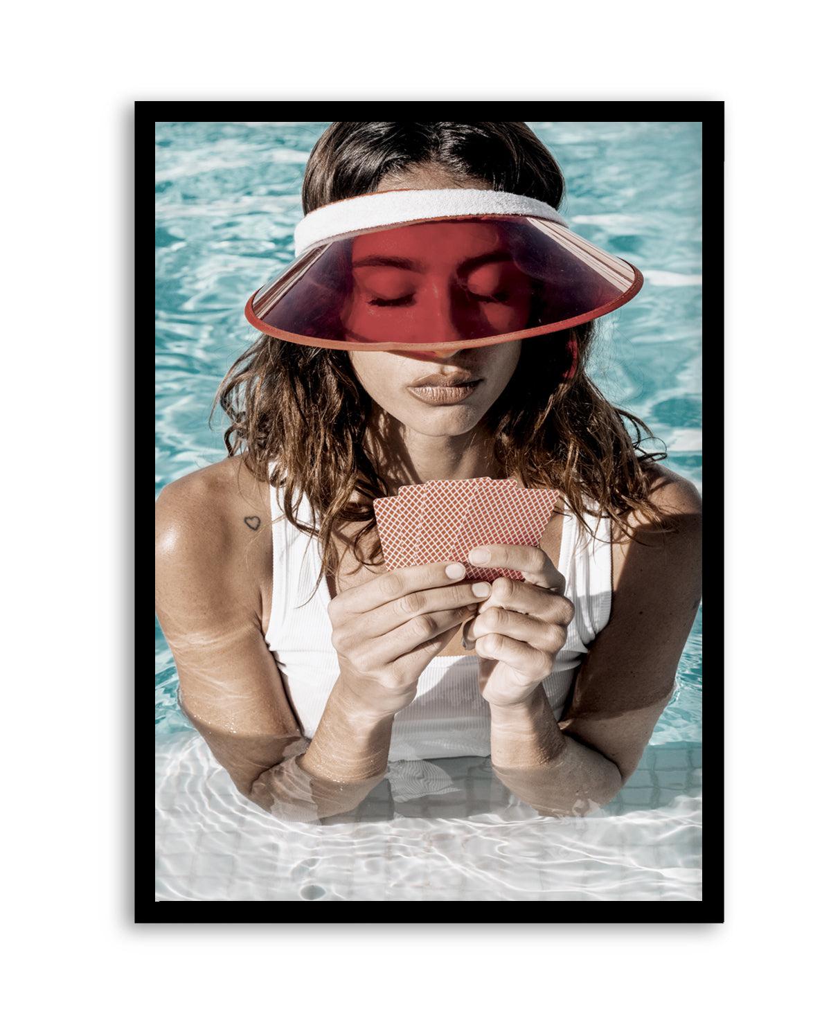 Poker Face - Softly by Teigan Geercke Art Print