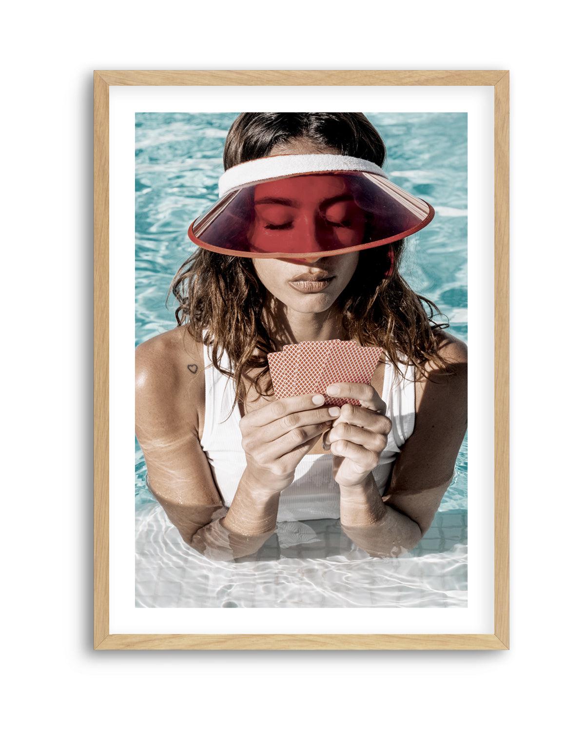 Poker Face - Softly by Teigan Geercke Art Print