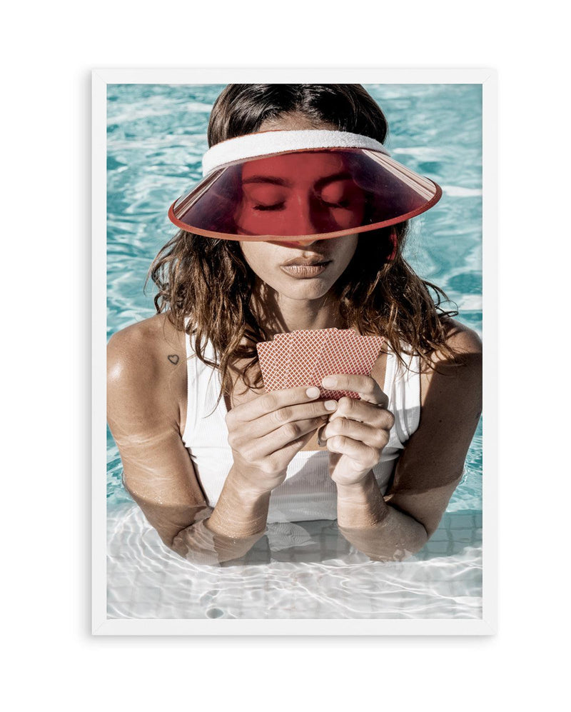 Poker Face - Softly by Teigan Geercke Art Print