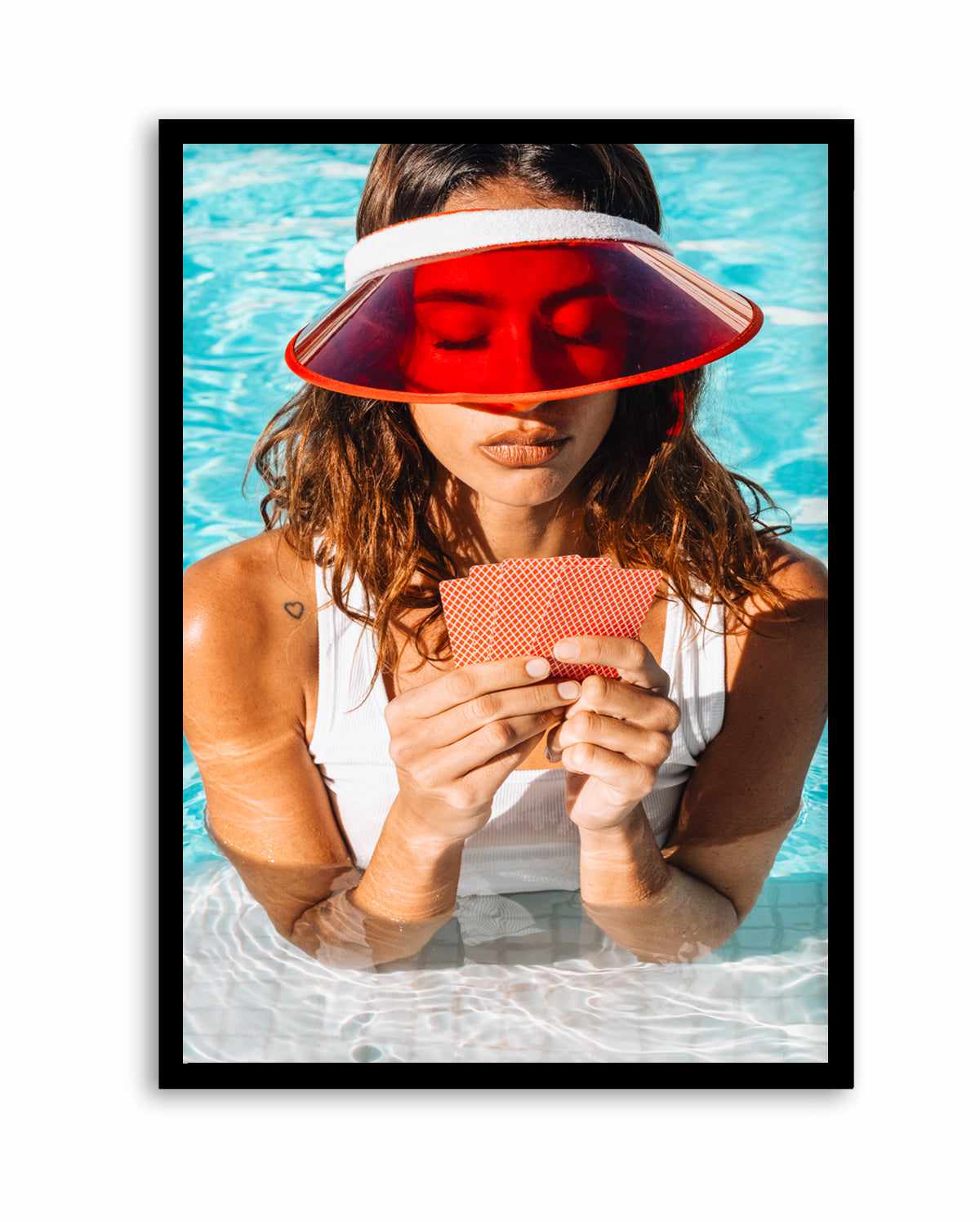 Poker Face - Brightside by Teigan Geercke Art Print