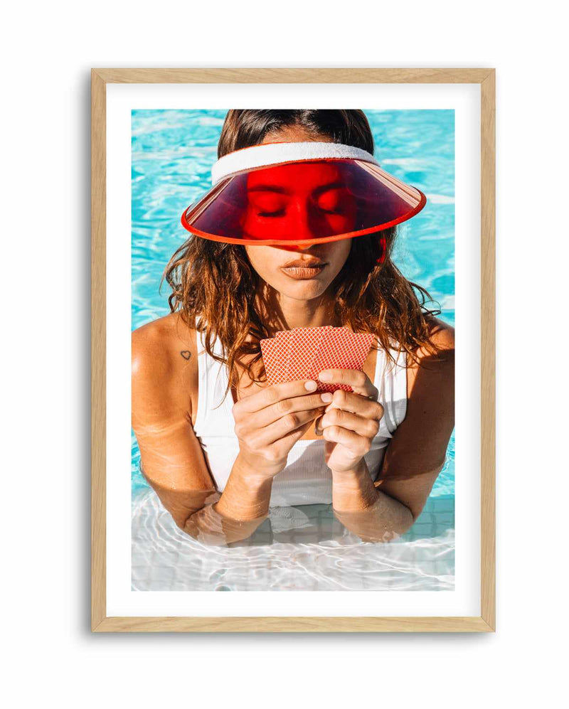 Poker Face - Brightside by Teigan Geercke Art Print