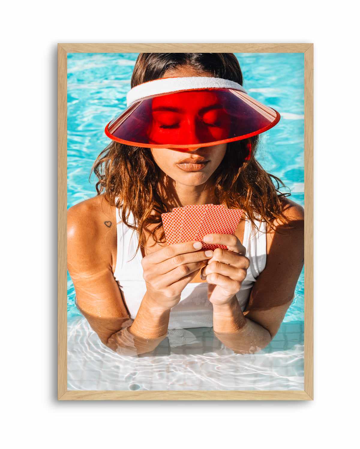 Poker Face - Brightside by Teigan Geercke Art Print