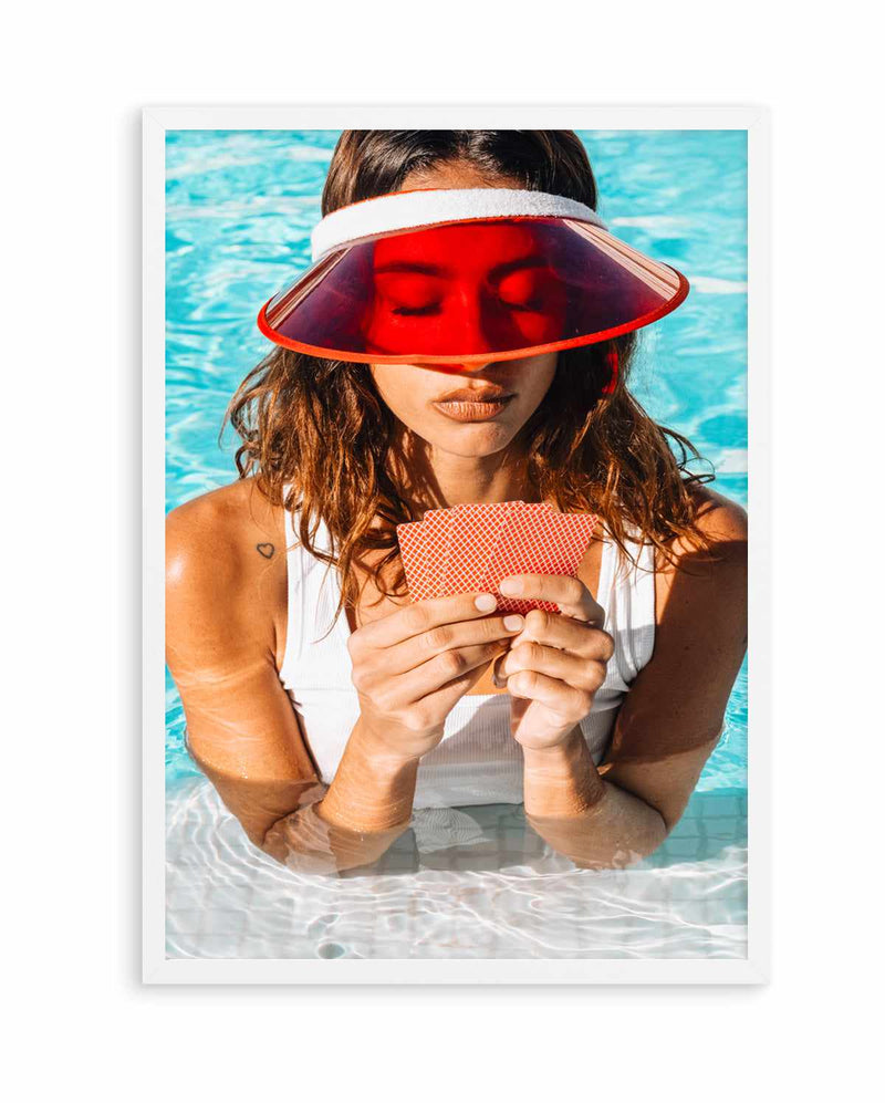 Poker Face - Brightside by Teigan Geercke Art Print