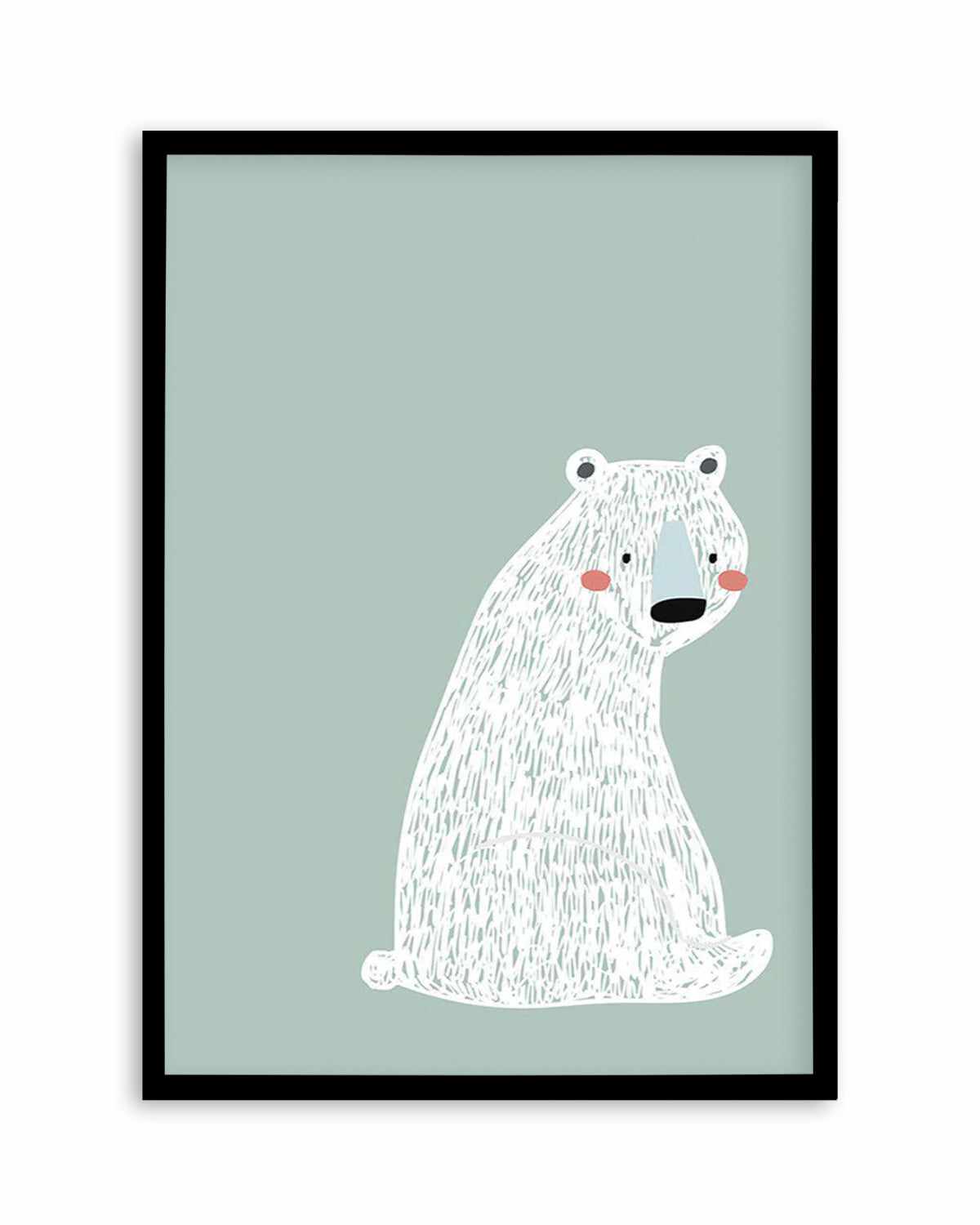 Polar Bear I | Mint Art Print