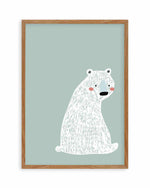 Polar Bear I | Mint Art Print