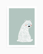 Polar Bear I | Mint Art Print