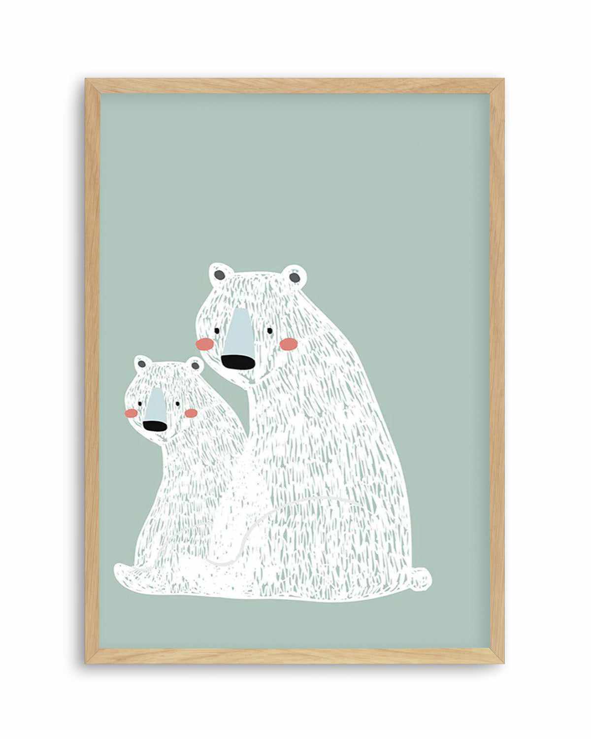 Polar Bear II | Mint Art Print