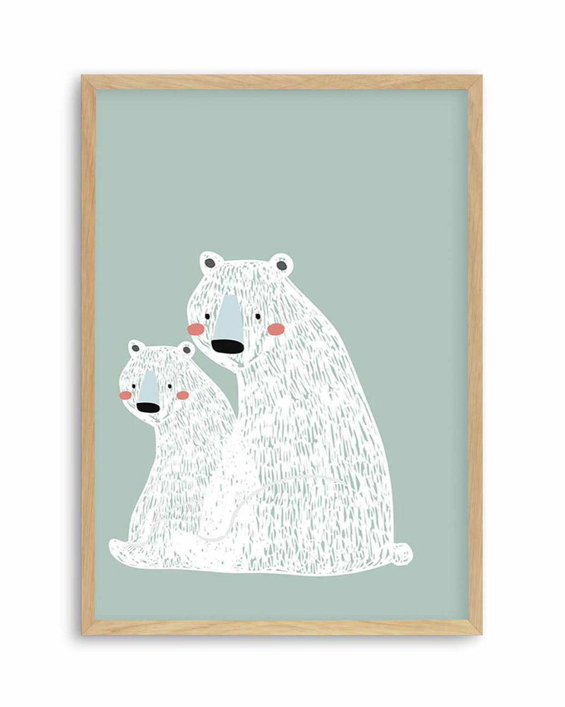 Polar Bear II | Mint Art Print