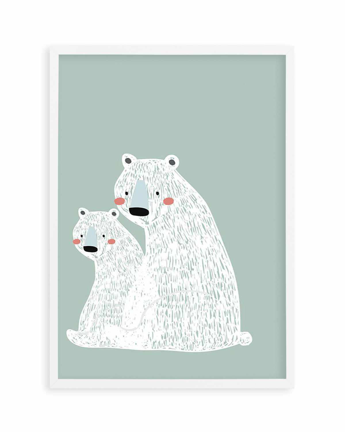 Polar Bear II | Mint Art Print