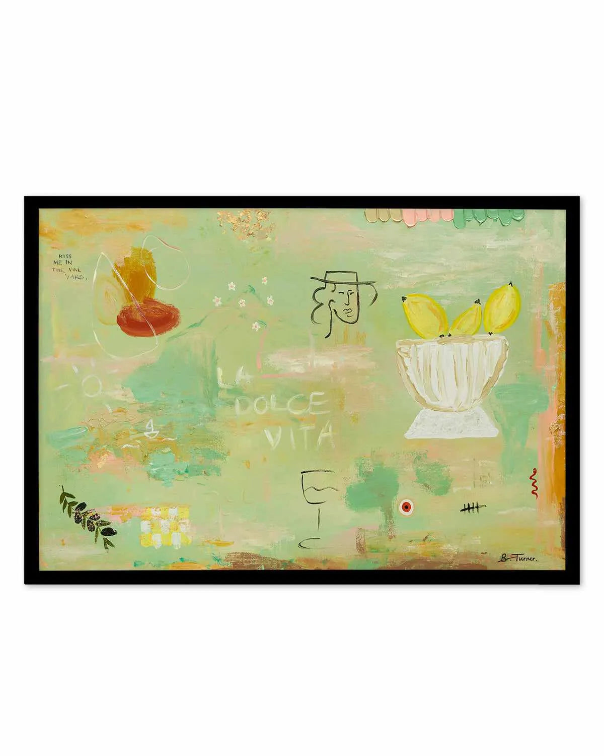 Polvere D'oro by Britney Turner Art Print from Olive et Oriel where you can shop wallpaper and artworks online