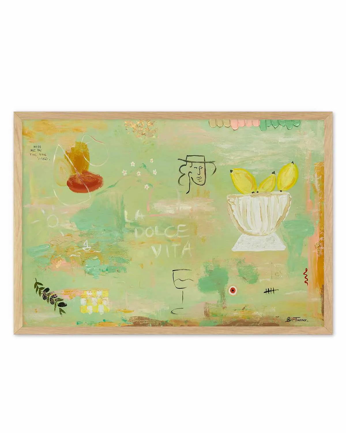 Polvere D'oro by Britney Turner Art Print from Olive et Oriel where you can shop wallpaper and artworks online