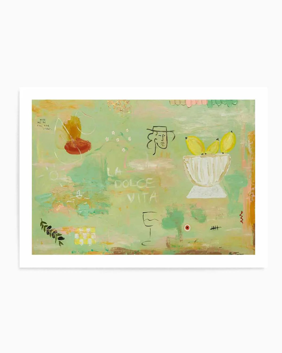 Polvere D'oro by Britney Turner Art Print from Olive et Oriel where you can shop wallpaper and artworks online