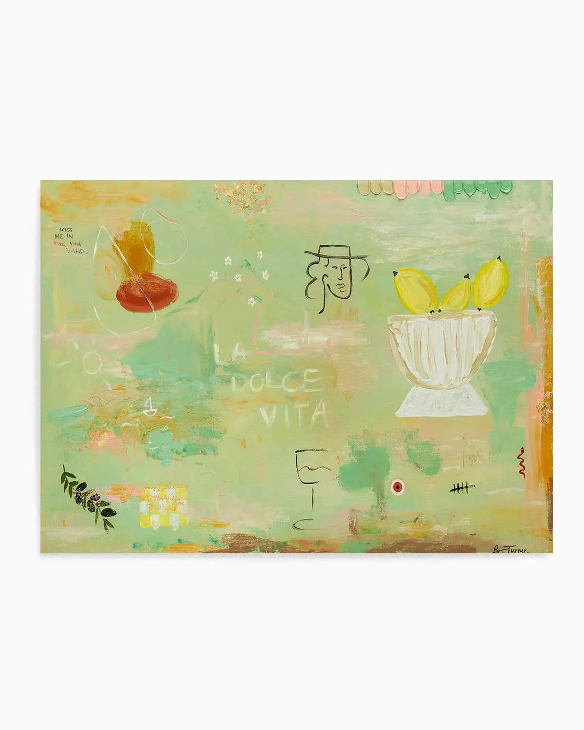 Polvere D'oro by Britney Turner Art Print from Olive et Oriel where you can shop wallpaper and artworks online